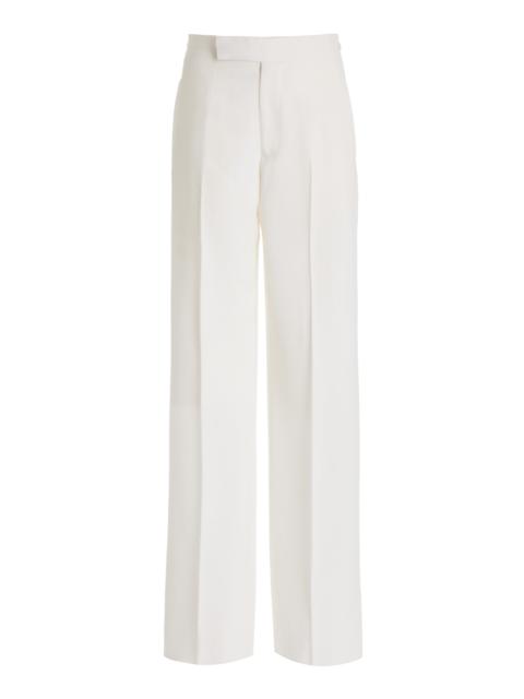 Vista Pant in Ivory Wool Twill