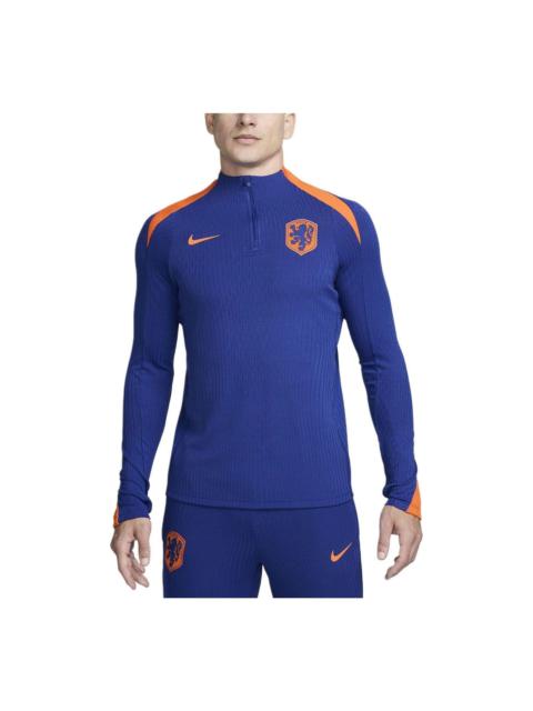 Nike Nike Dri-FIT ADV Soccer Netherlands Strike Elite Knit Drill Top 'Royal Blue' FJ1931-455