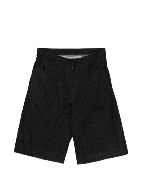 individual sentiments indigo blue shorts