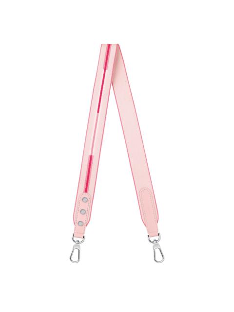 Longchamp Longchamp Rayures Shoulder strap Marshmallow - Canvas