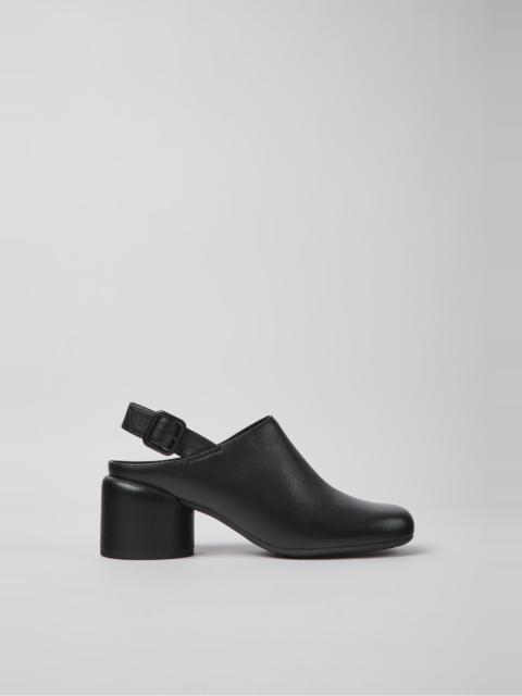 CAMPER Niki Black leather heels for women