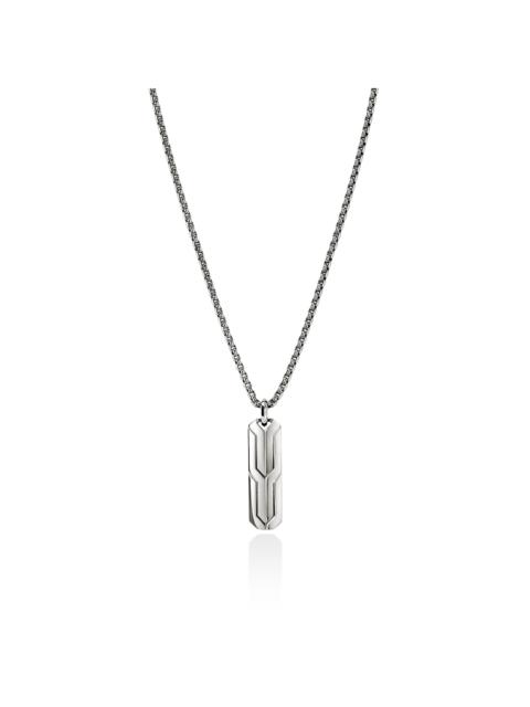 JOHN HARDY Icon 50 Tag Pendant Necklace, Sterling Silver
