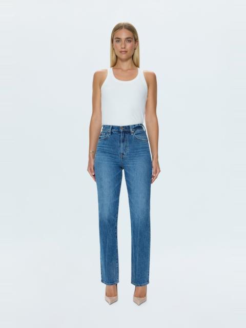 PISTOLA CASSIE SUPER HIGH RISE STRAIGHT JEAN - PALLADIUM