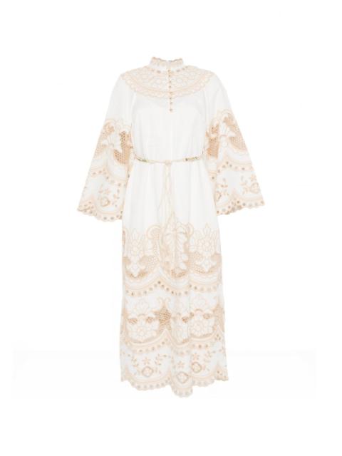 Zimmermann embroidered midi dress