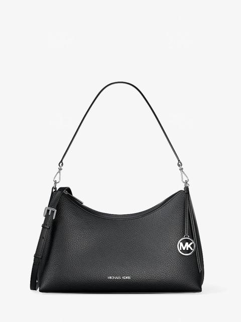 MICHAEL KORS Sammy Medium Pebbled Leather Convertible Shoulder Bag