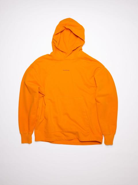 Hooded sweatshirt - Turmeric orange