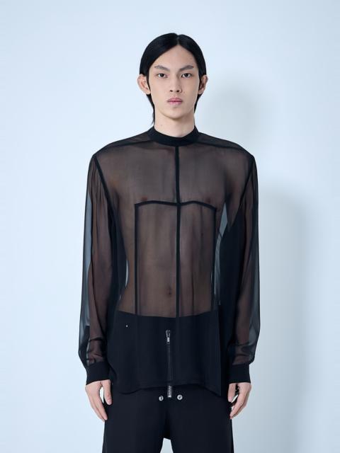 Rick Owens Sheer Panel Shirt
