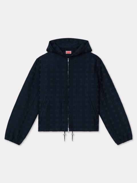 KENZO 'KENZO Weave' hooded shirt in cotton jacquard