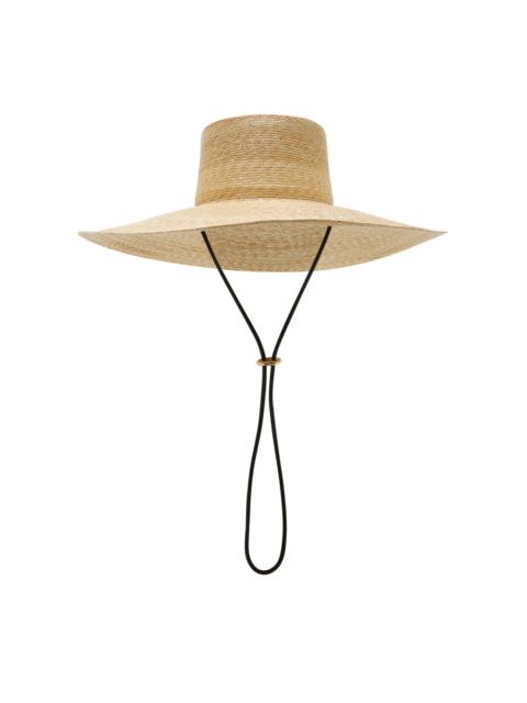 Janessa Leoné Roma Straw Fedora white
