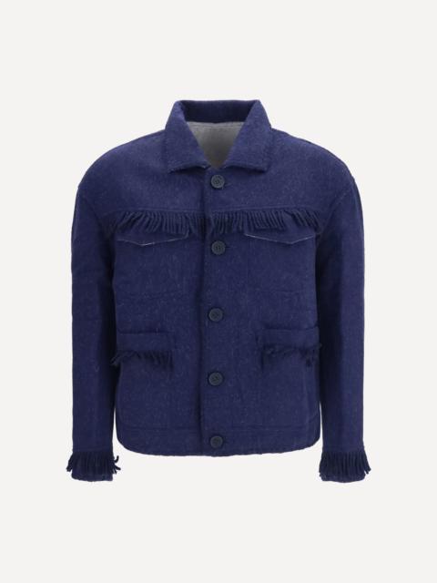 baziszt Vedu reversible alpaca and wool-blend Jacket