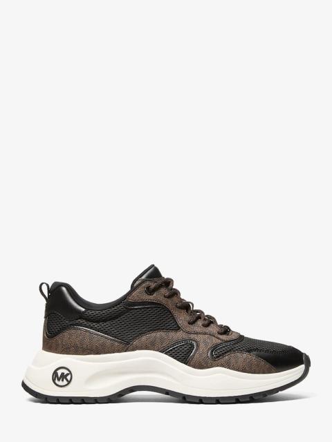 MICHAEL KORS Levie Mixed-Media Trainer