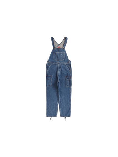 Supreme Supreme Cargo Denim Overalls Washed Blue