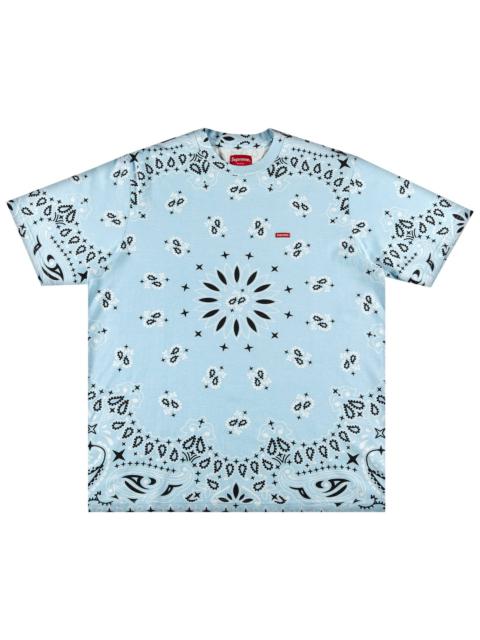 Supreme Small Box Tee 'Light Blue Bandana'