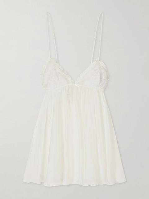 SKIMS Lace Triangle Silk Camisole