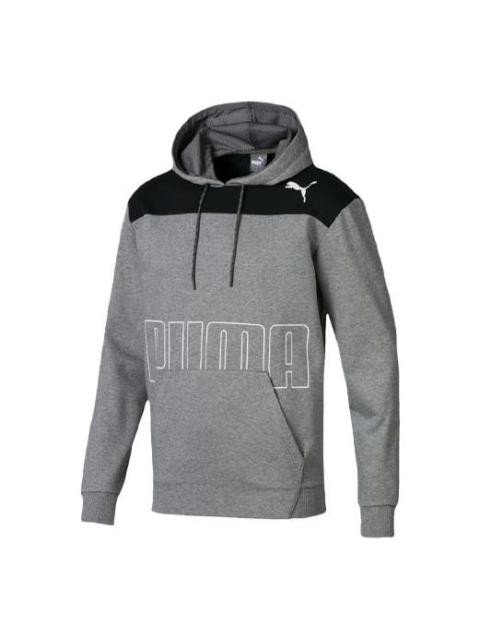 PUMA Modern Logo Sports Fleece Hoodie 'Grey' 844167-03