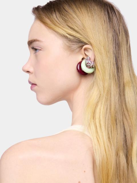 rabanne TRIO SET OF PUNK STYLED EARCUFFS