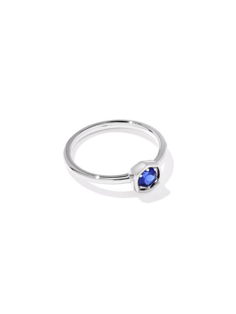 KENDRA SCOTT 0.36 ct Lab Grown Gemstone Davie 14k White Gold Band Ring