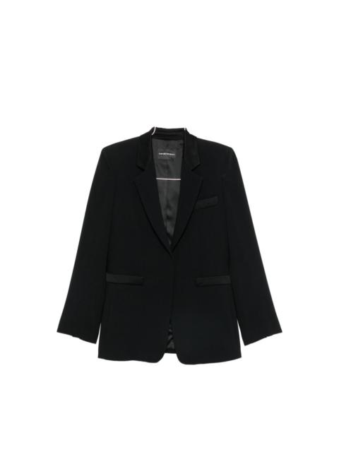 EMPORIO ARMANI Single-breasted blazer jacket