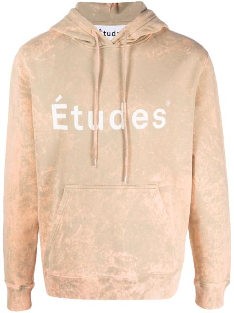 Étude logo-print organic cotton hoodie