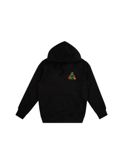 Tri-camo patch hoodie