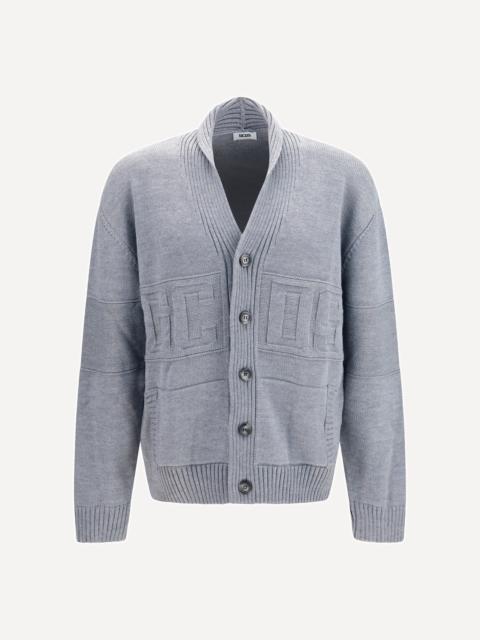 GCDS Buttoned logo Cardigan