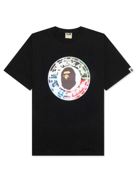 A BATHING APE® BAPE Marble Camo Busy Works Tee 'Black