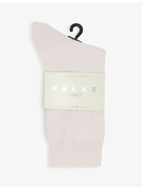 FALKE Family Brand-Print Cotton-Blend Knitted Socks