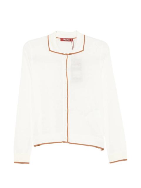 Max Mara Studio Max Mara Studio Contrast-trim Cardigan