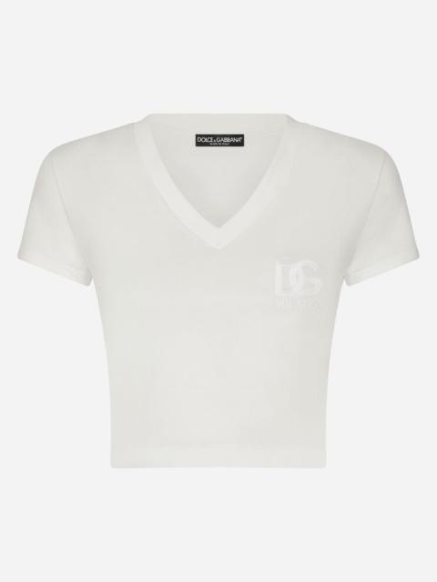 Dolce & Gabbana Short-sleeved T-shirt with DG logo