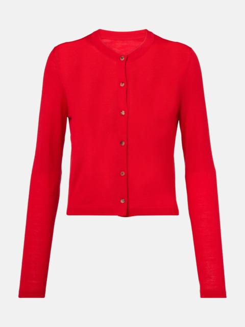 KHAITE Brieta wool-blend cardigan