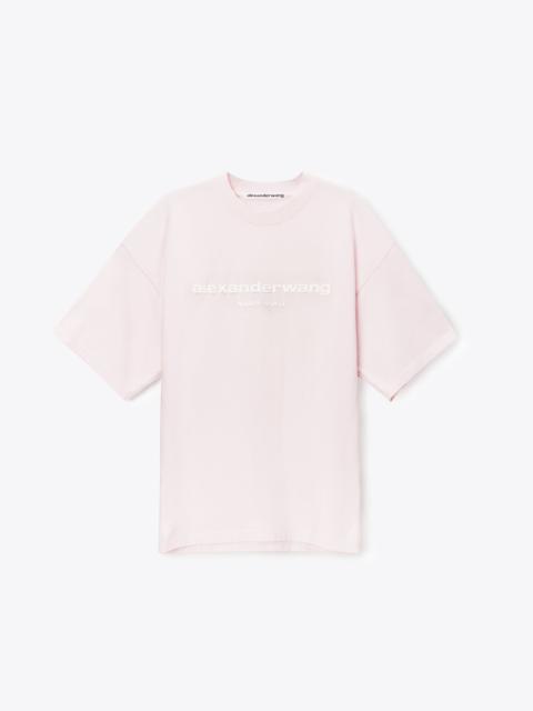 Alexander Wang puff logo oversized tee