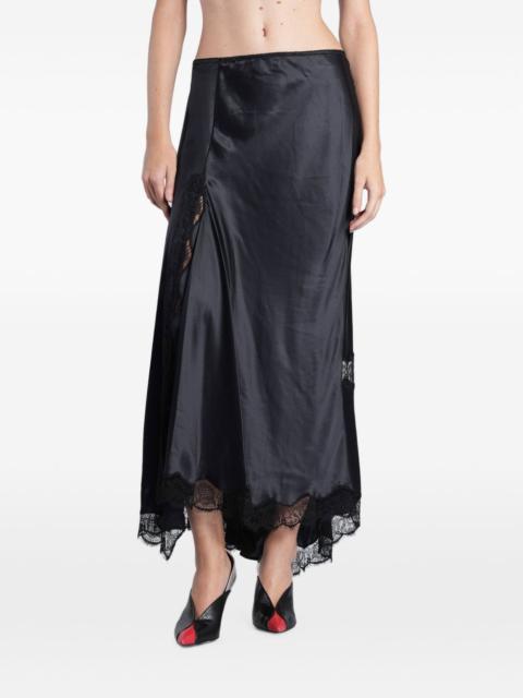 Isabel Marant lace-trim asymmetric skirt