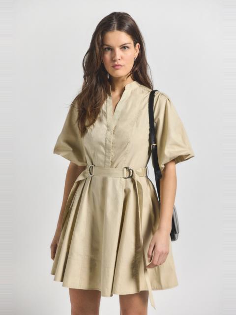 DEREK LAM 10 CROSBY BENNETT BALLOON SLEEVE BELTED DRESS