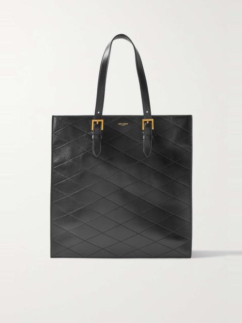 Talia quilted leather tote