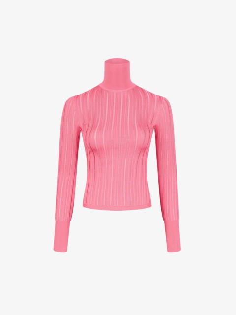 Alaïa SHINY CRINOLINE TURTLENECK