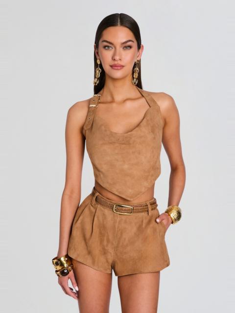 RETROFÊTE WINDSOR SUEDE TOP