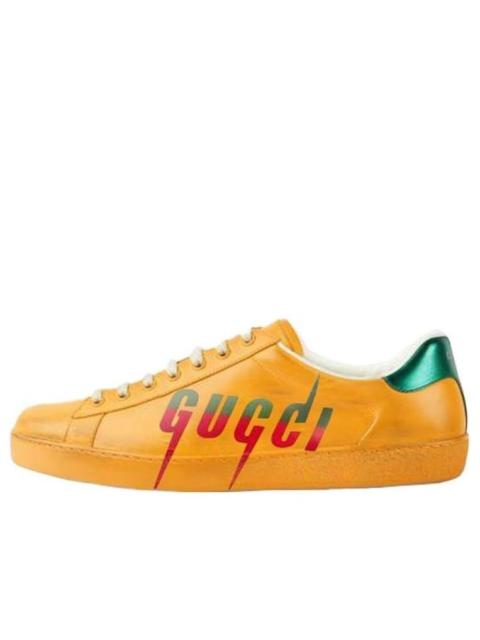 GUCCI Gucci Ace 'Gucci Blade - Distressed Yellow' 576137-A38V0-7670