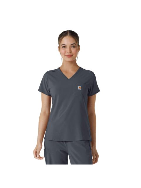 Carhartt Women's Force Cross-Flex Tuck-In Scrub Top