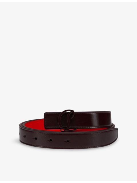 Christian Louboutin Loubi54 Leather Belt