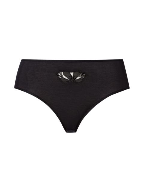 HANRO Kalea Floral Embroidered High Cut Brief