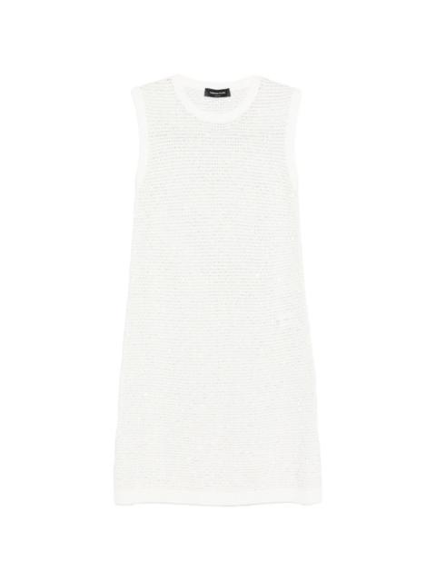 FABIANA FILIPPI crew-neck sleeveless mini dress
