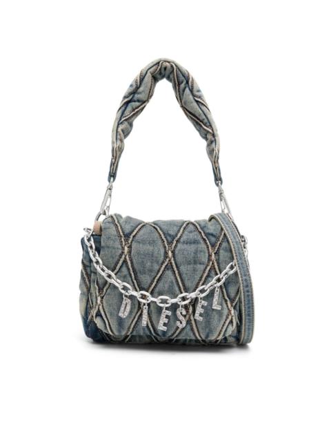 small Charm-D denim tote bag