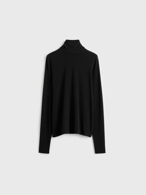 TOTEME High-neck jersey top black