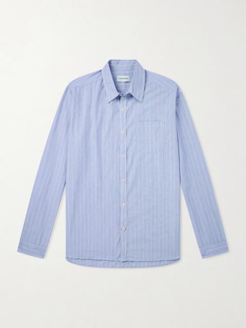 Oliver Spencer New York Special Striped Cotton-Poplin Shirt