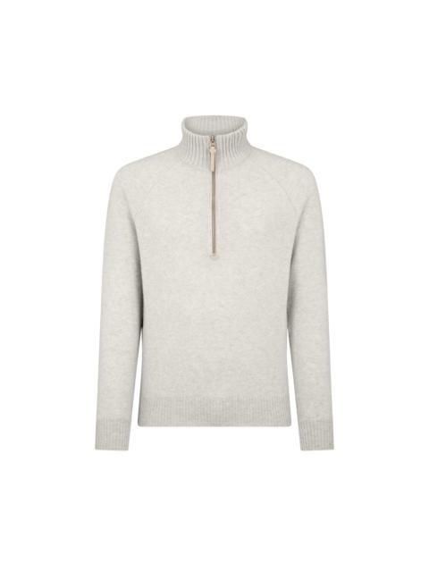 TOM FORD CASHMERE LAMBSWOOL HALF ZIP