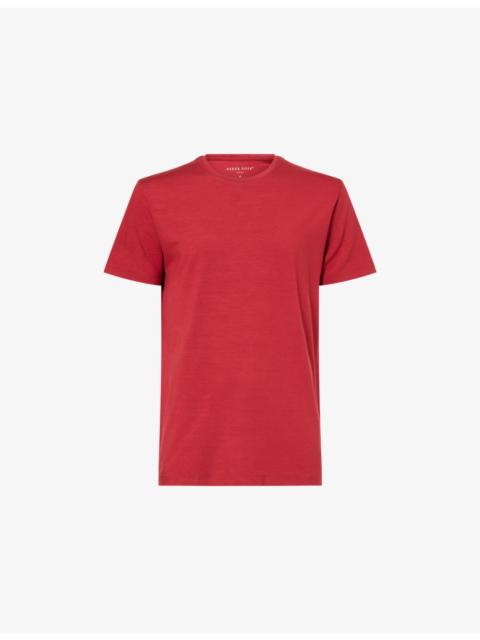 Derek Rose Basel Micro Crewneck Stretch-Modal T-Shirt