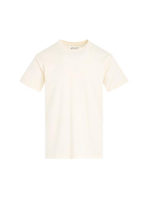 Maison Margiela Faded Logo Relaxed Fit T-Shirt in Ivory