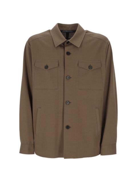 Harris Wharf London buttoned patch-pocket jacket