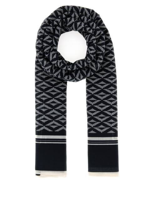 TOM FORD Printed cotton scarf