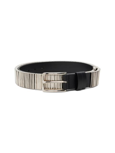 HELIOT EMIL™ Black & Silver Node Belt